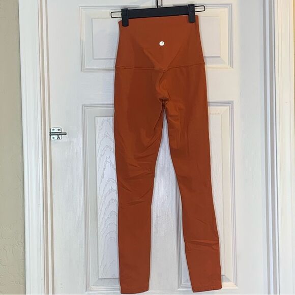 Lululemon Align Super-High-Rise Pant 28" Canyon Orange Size 2 - Picture 8 of 8